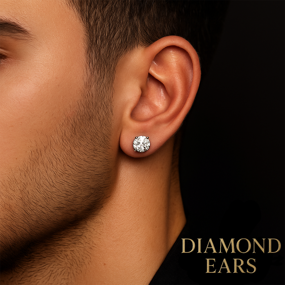 Diamond Ear - diamentowy kolczyk bez przekuwania